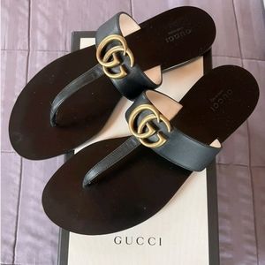 Gucci marmont thong sandals 🩴 👡